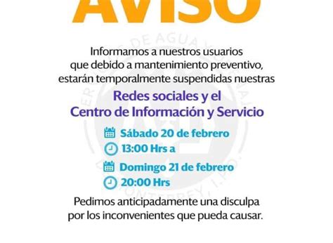 reportes agua y drenaje monterrey|Centro de Información y Servicio (CIS.